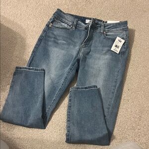 YMI Women's Light Blue Straight Leg Jeans